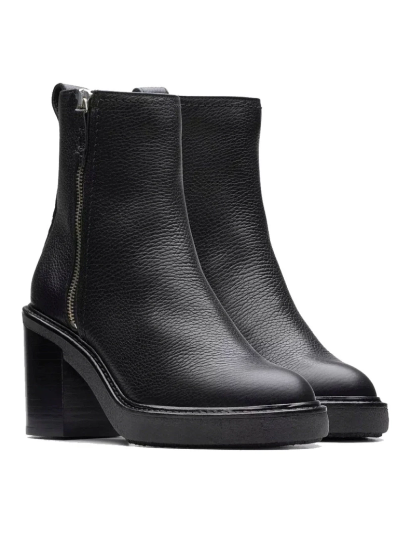 imagem de Clarks Preto Booties Calçados Femininos2