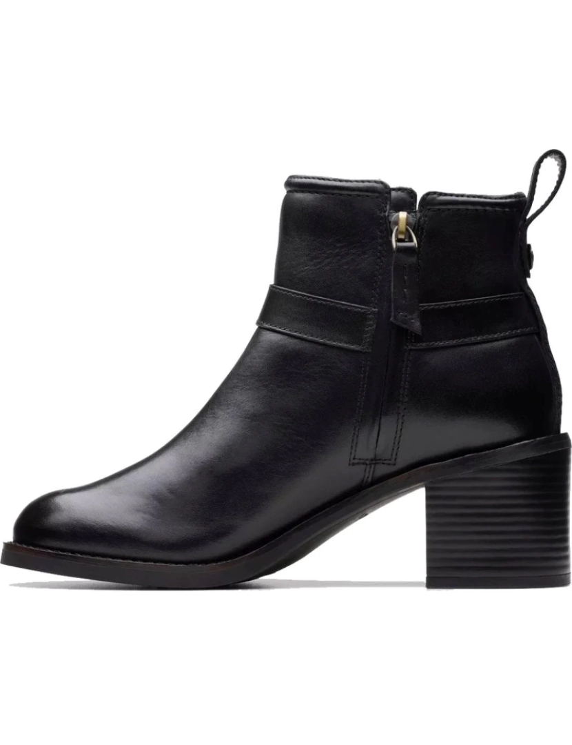 imagem de Clarks Preto Booties Calçados Femininos4