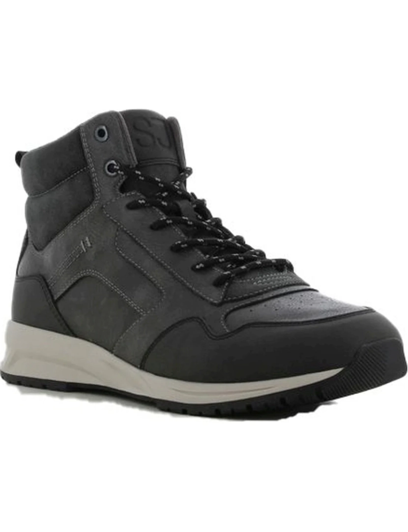 Cortina - Cortina Preto Booties sapatos masculinos