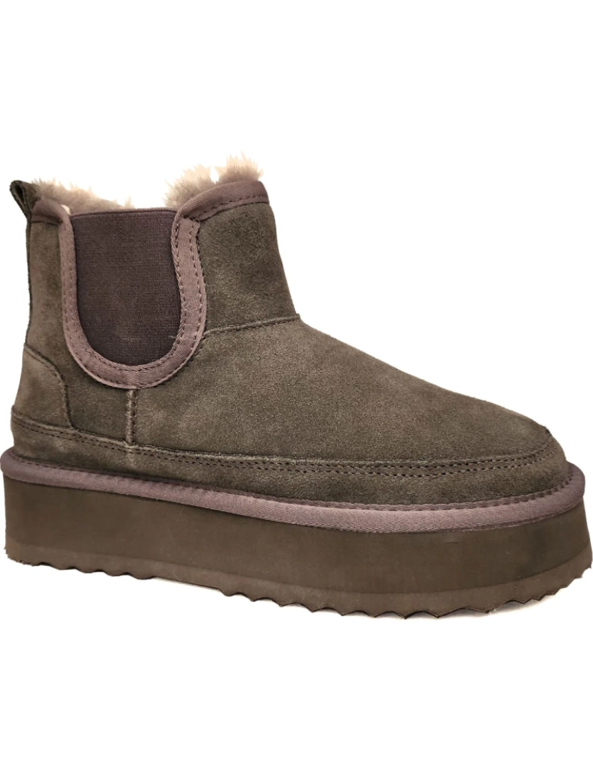 imagem de La Conte cinzento Booties sapatos femininos2