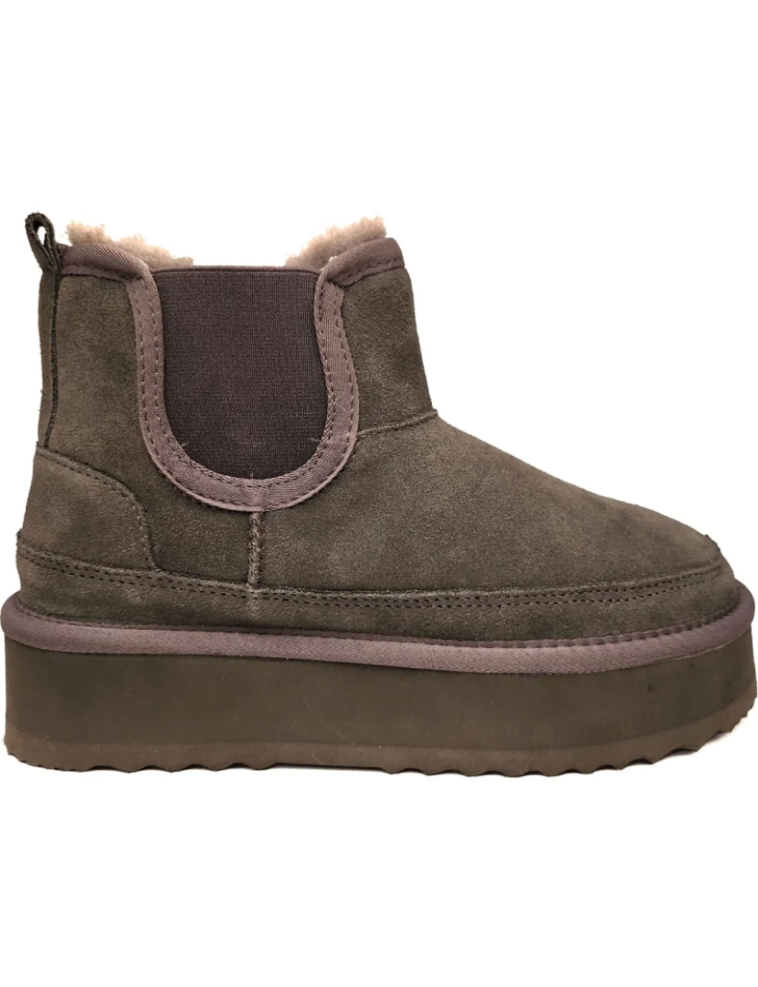 imagem de La Conte cinzento Booties sapatos femininos3