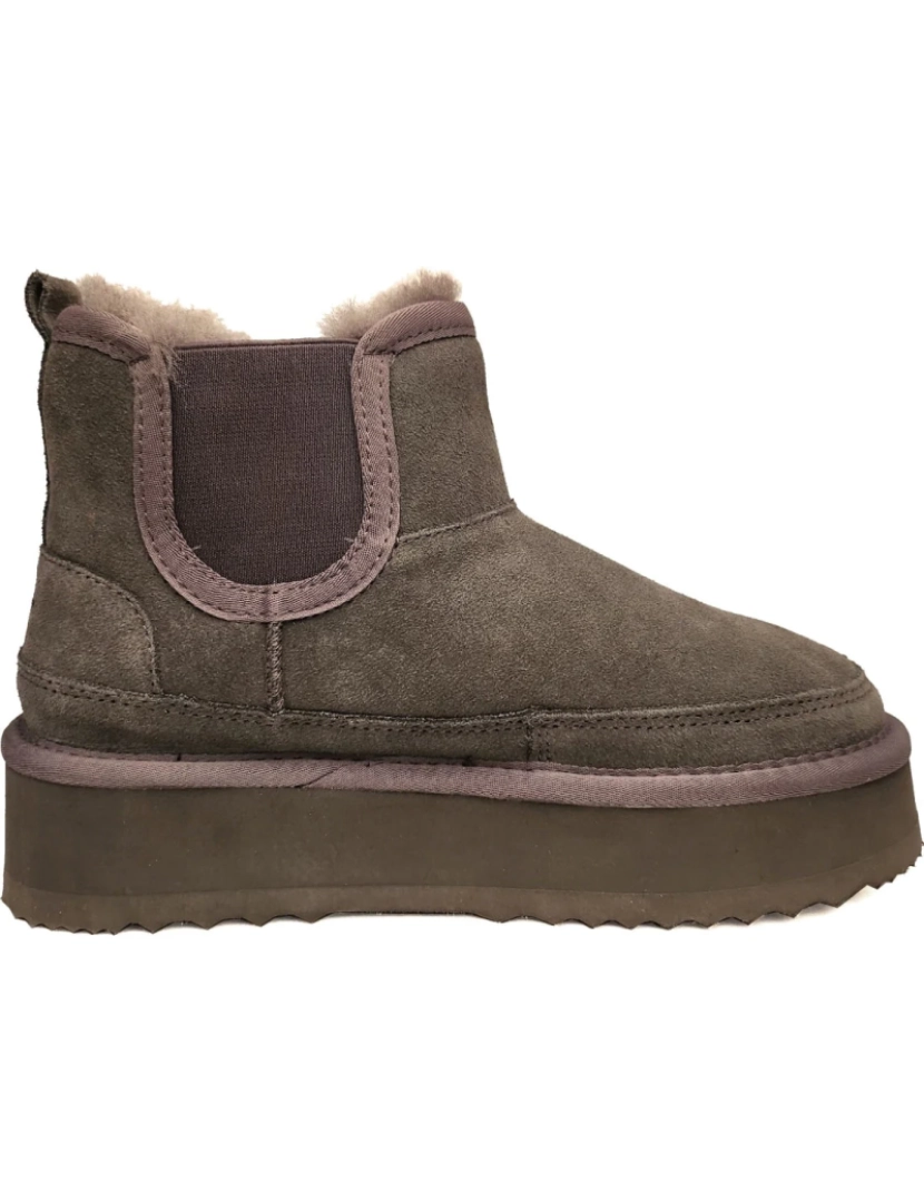 imagem de La Conte cinzento Booties sapatos femininos4