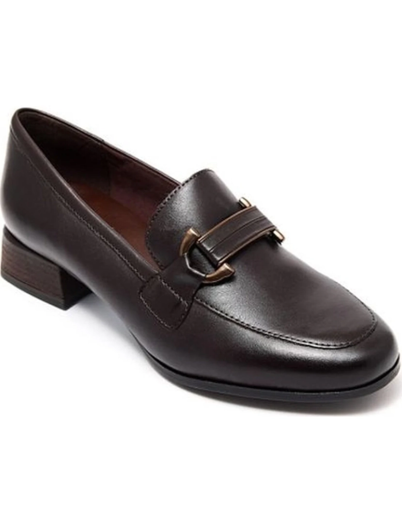 imagem de Marco Tozzi Brown Loafers sapatos femininos2