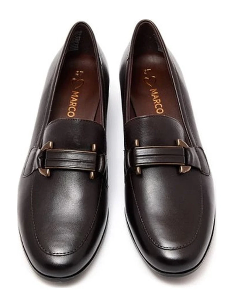 imagem de Marco Tozzi Brown Loafers sapatos femininos5