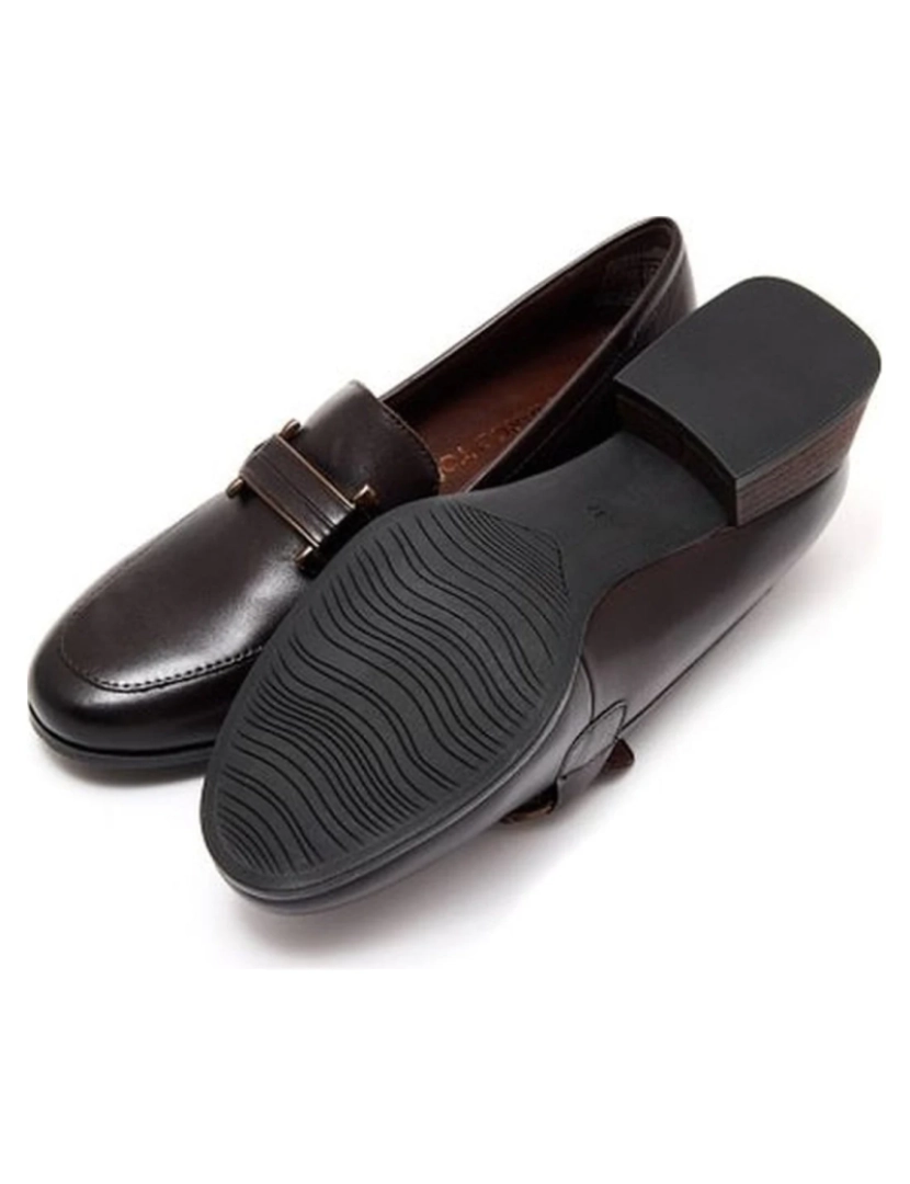 imagem de Marco Tozzi Brown Loafers sapatos femininos6