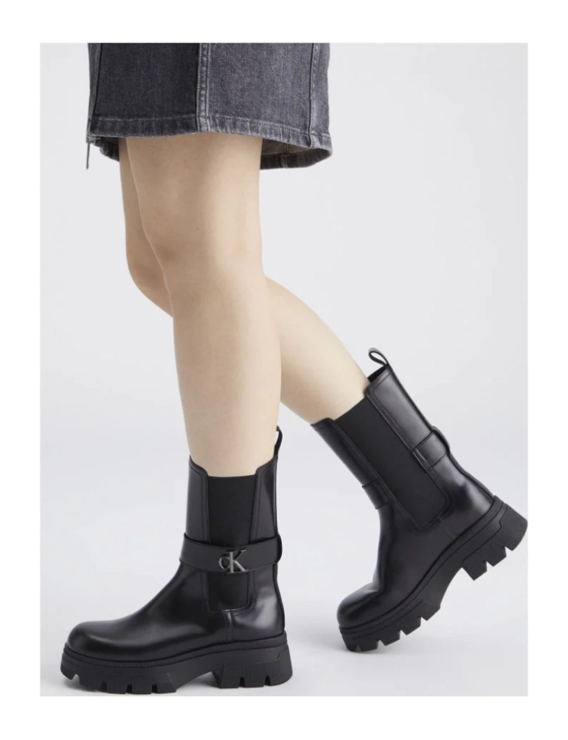 imagem de Calvin Klein Jeans Preto Booties Calçados Femininos7