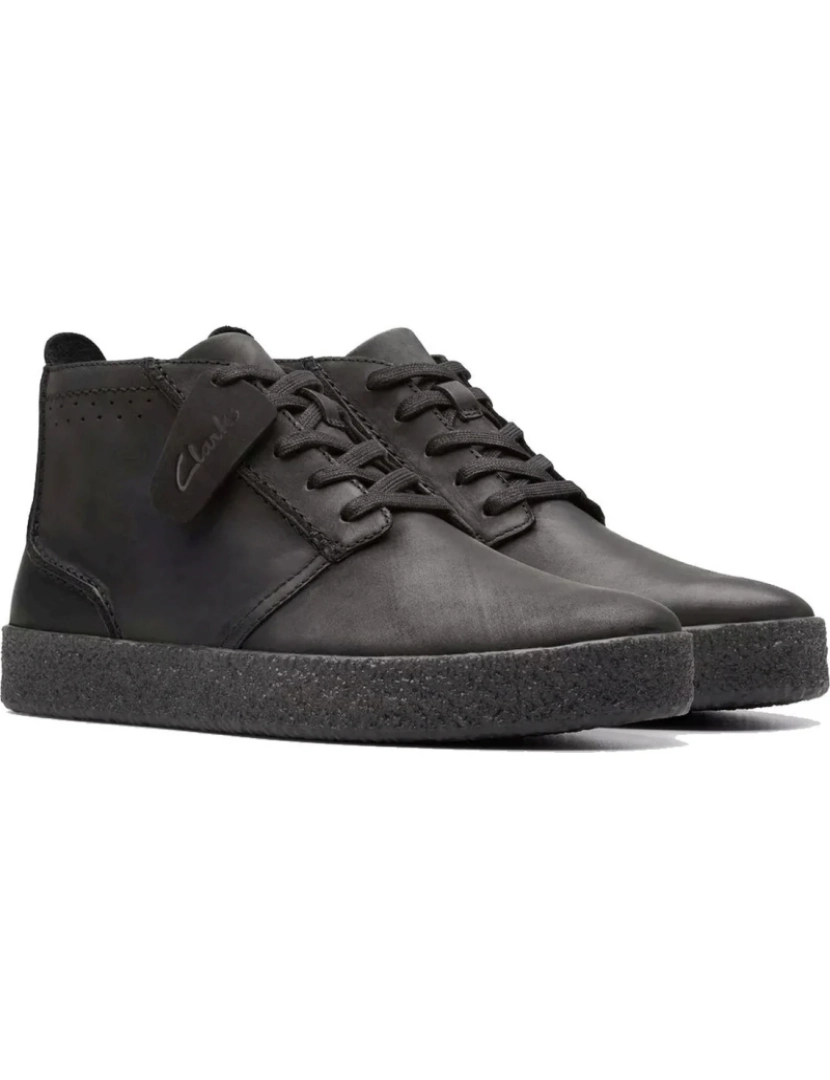 Clarks  - Clarks Preto Booties sapatos masculinos