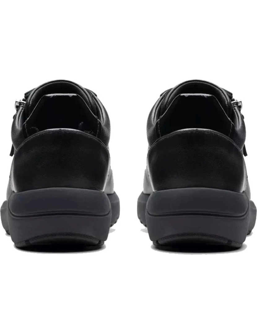 imagem de Clarks Preto Trainers sapatos femininos5