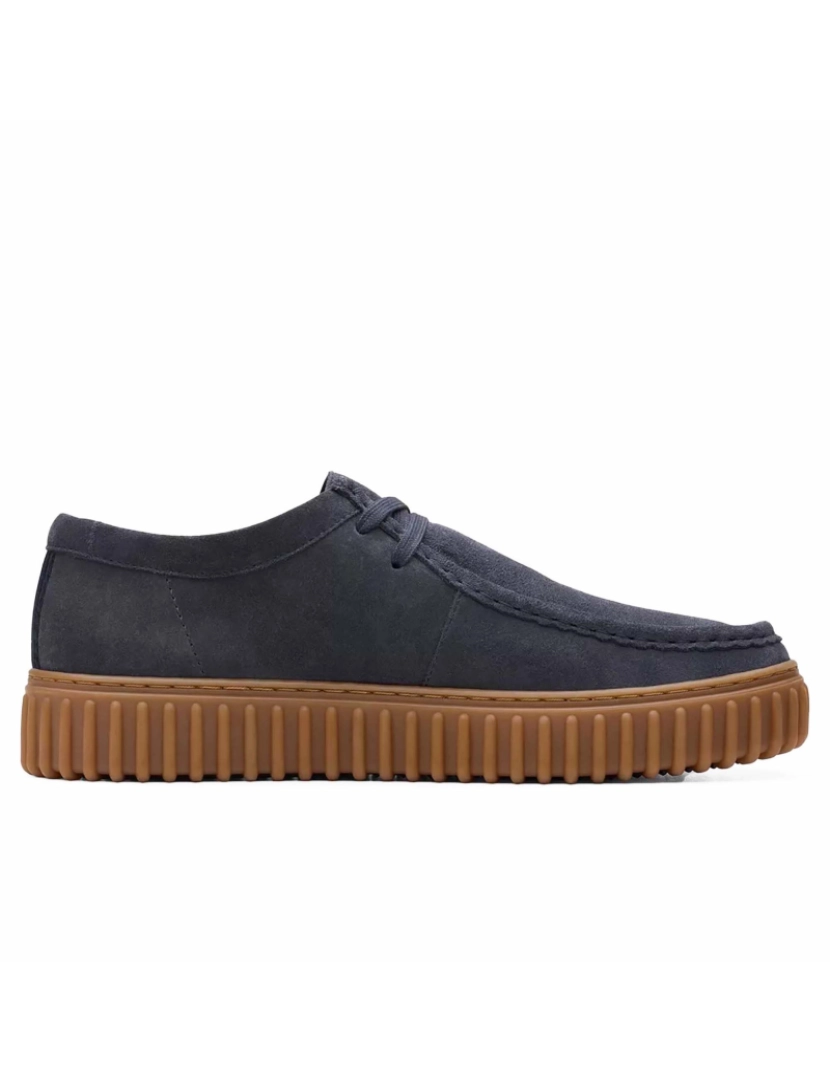 imagem de Clarks Blue Trainers sapatos masculinos2