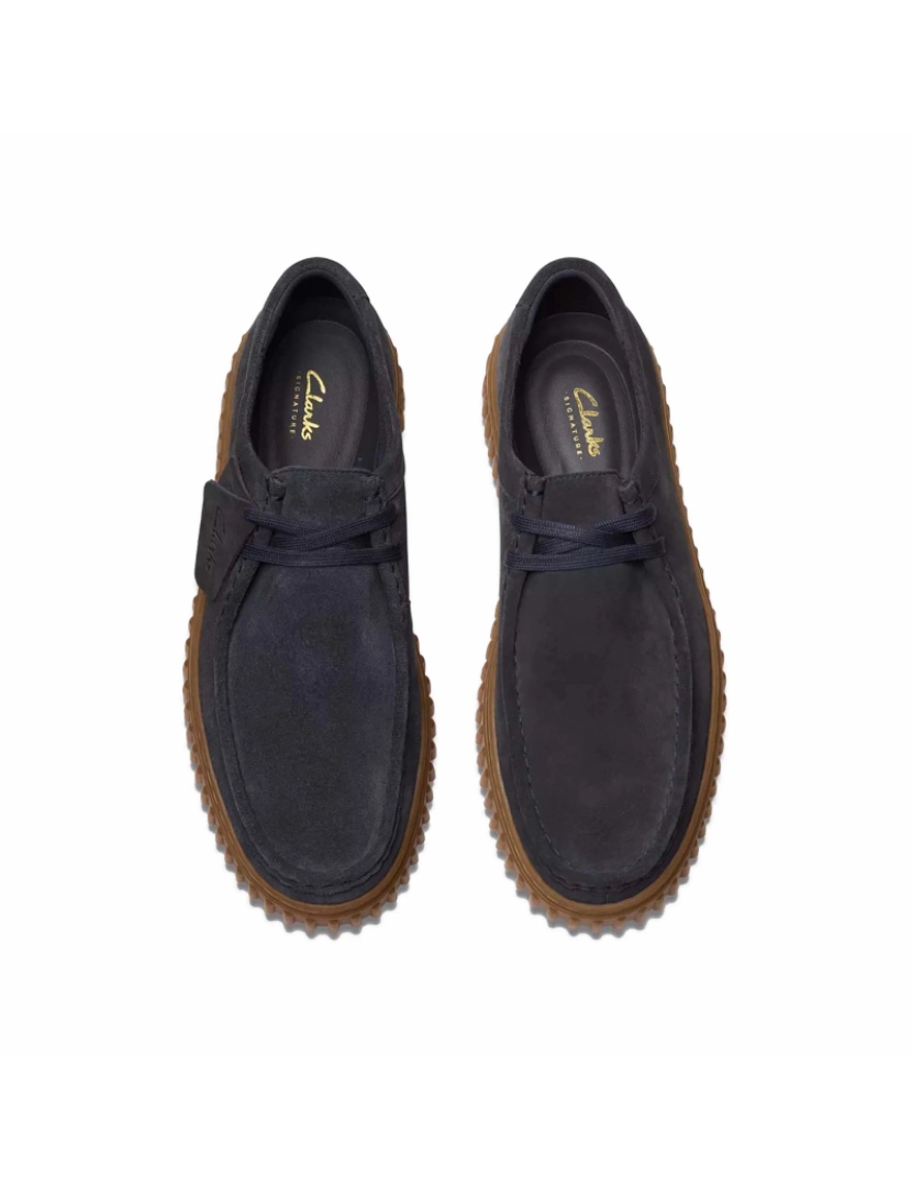 imagem de Clarks Blue Trainers sapatos masculinos4