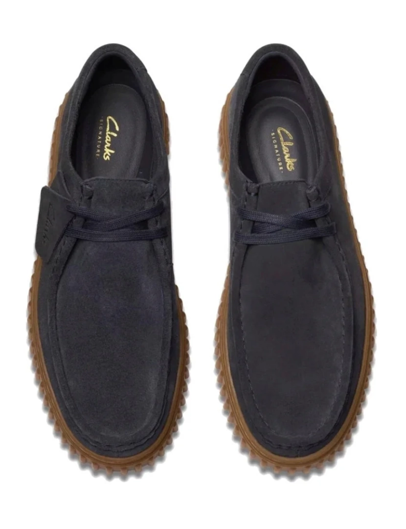 imagem de Clarks Blue Trainers sapatos masculinos6