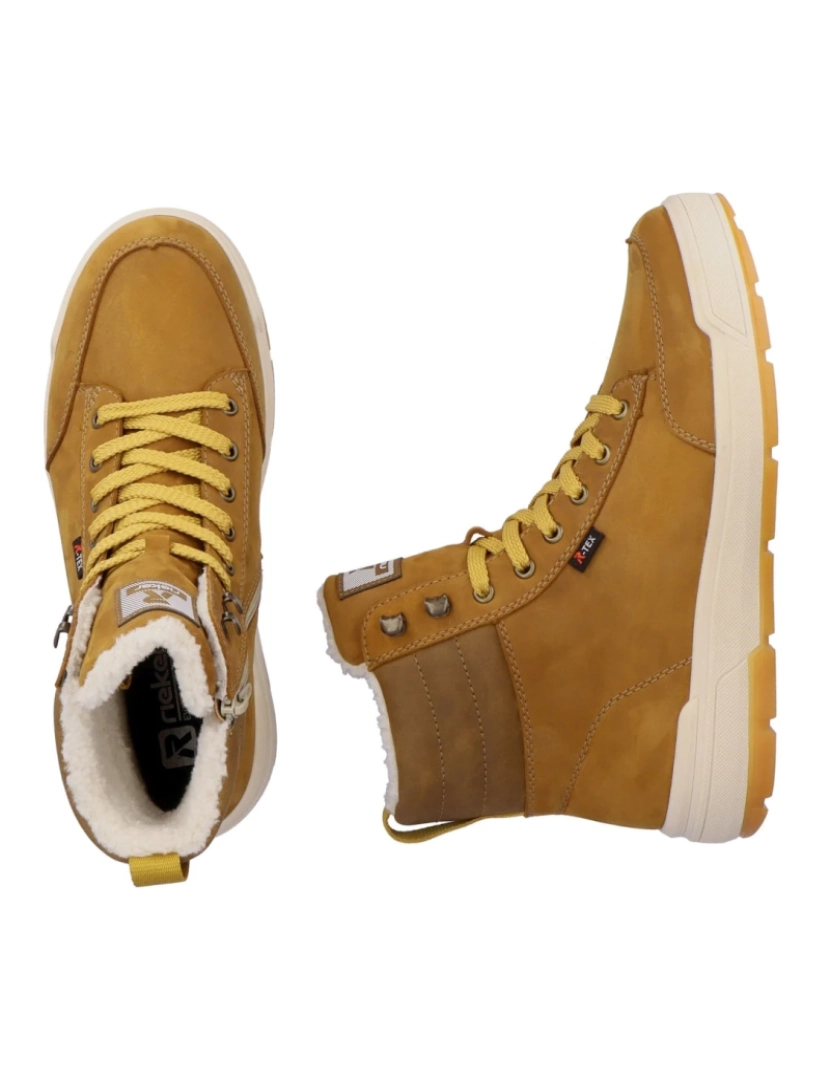 imagem de R-Evolução amarelo Booties sapatos masculinos11