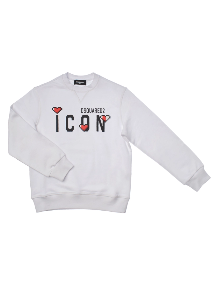 Dsquared2 - Moletom Icon com gola redonda DQ2033D0-09BDQ menina