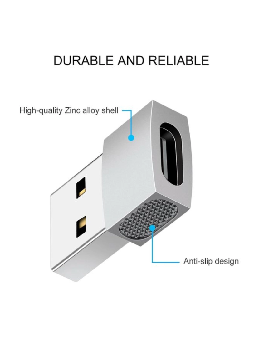 imagem de Adaptador USB-C para USB Silver4