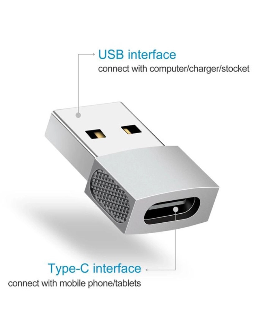 imagem de Adaptador USB-C para USB Silver6