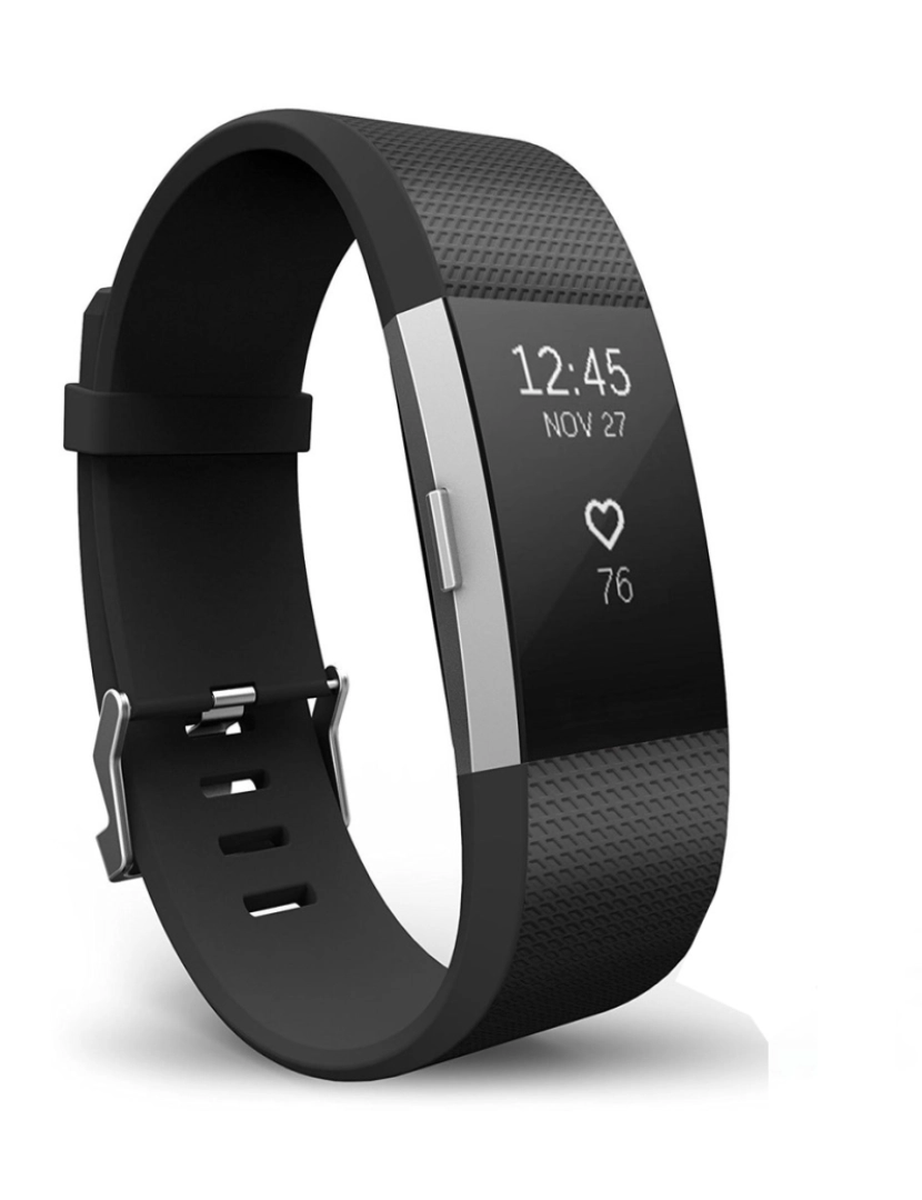 imagem de Pulseira Fitbit Charge 2 preta (S)  S2