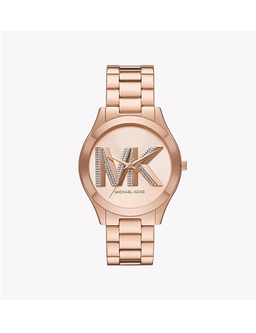 Michael Kors - Relógio Senhora Slim Runway Ouro Rosa