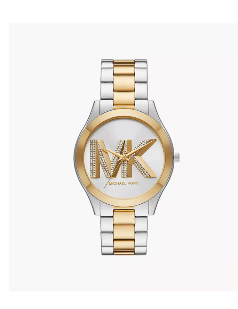 Michael Kors - Relógio Senhora Slim Runway Dois Tons