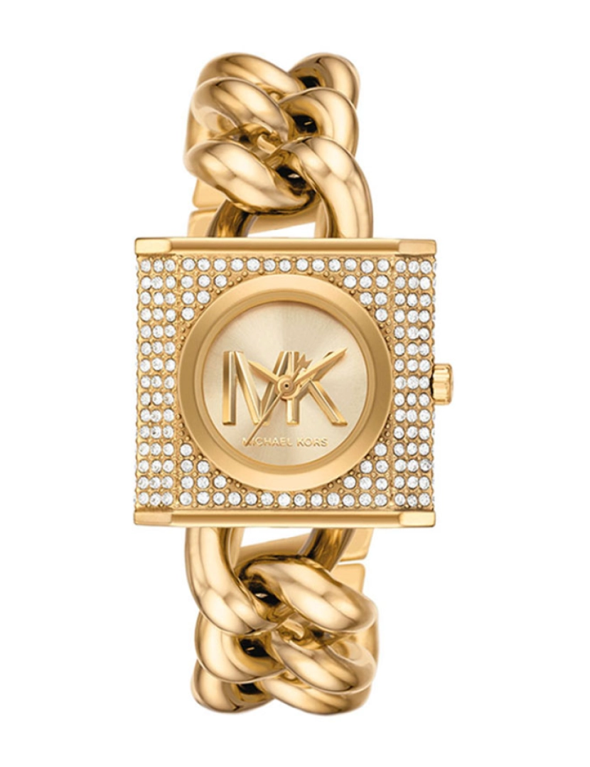 Michael Kors - Relógio Senhora Chain Lock Dourado