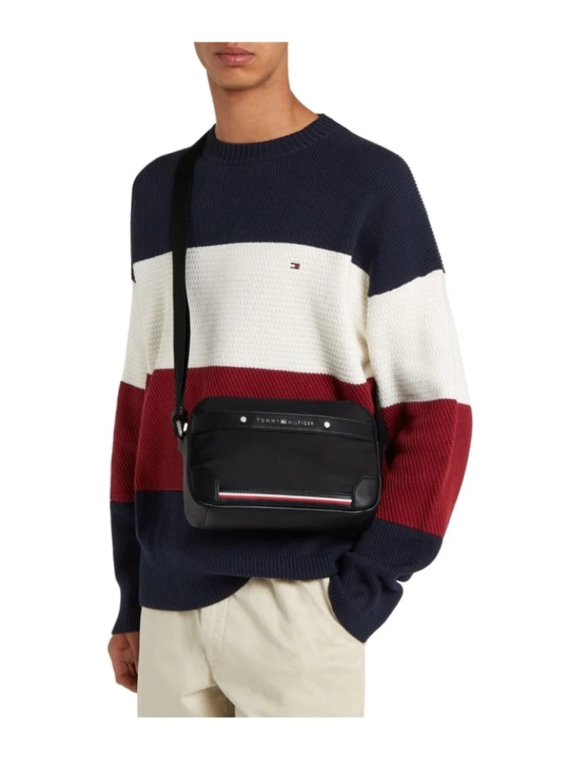 imagem de Tommy Hilfiger Preto Repórter Bolsas Homem6