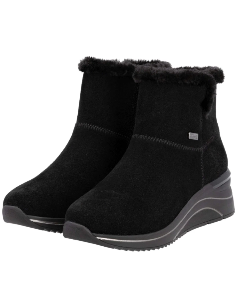 imagem de Remonte Preto Booties Calçados Femininos11