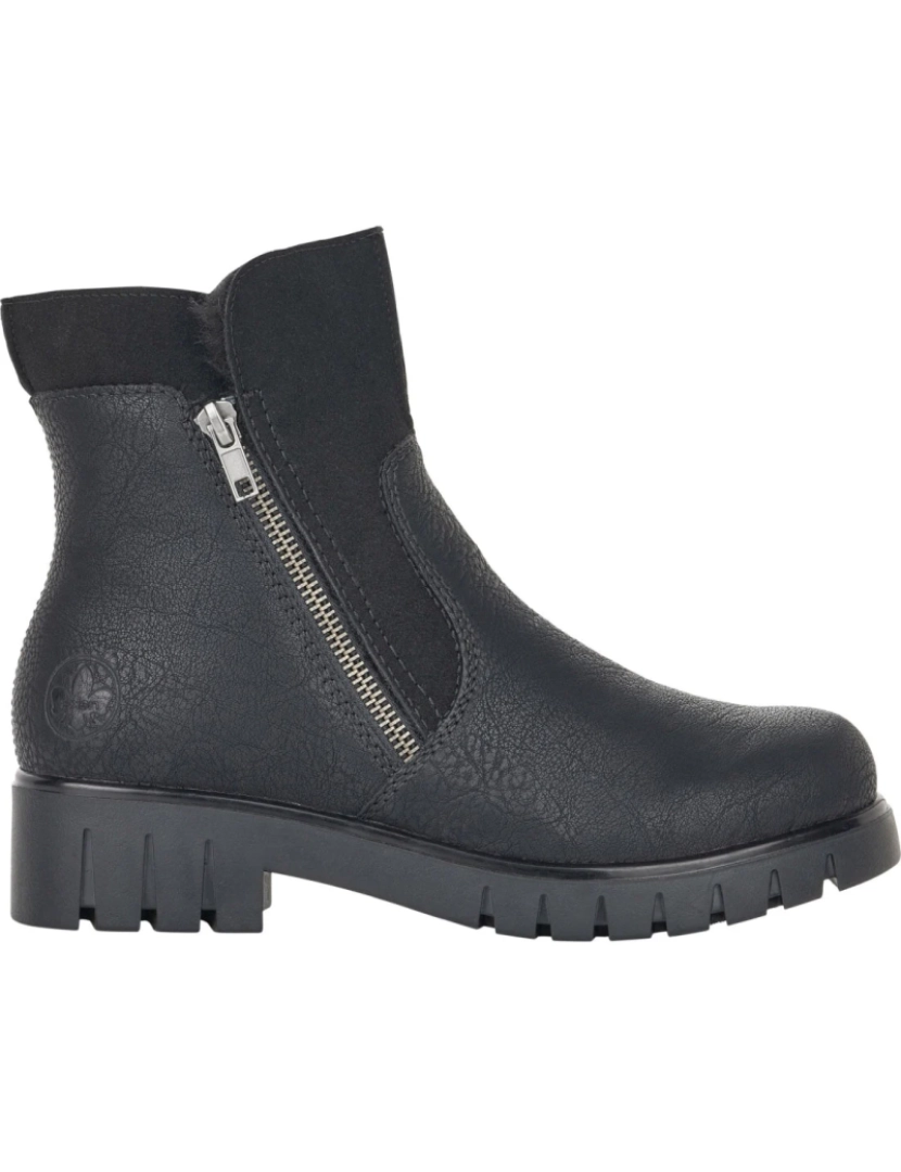 imagem de Rieker Preto Booties Calçados Femininos3