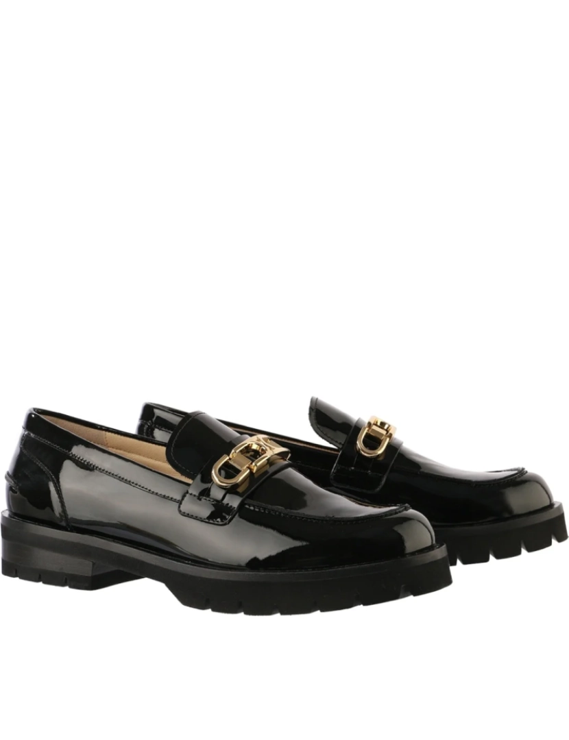 imagem de Hogl Black Loafers sapatos femininos2