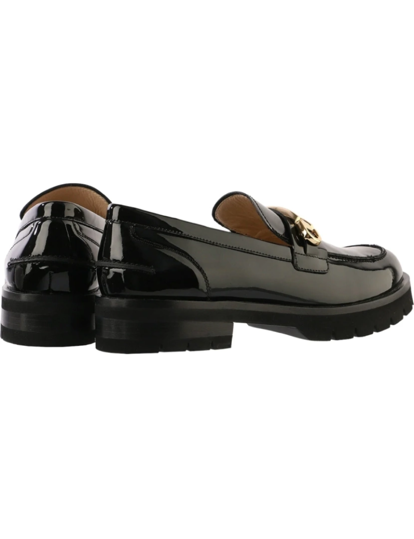 imagem de Hogl Black Loafers sapatos femininos4