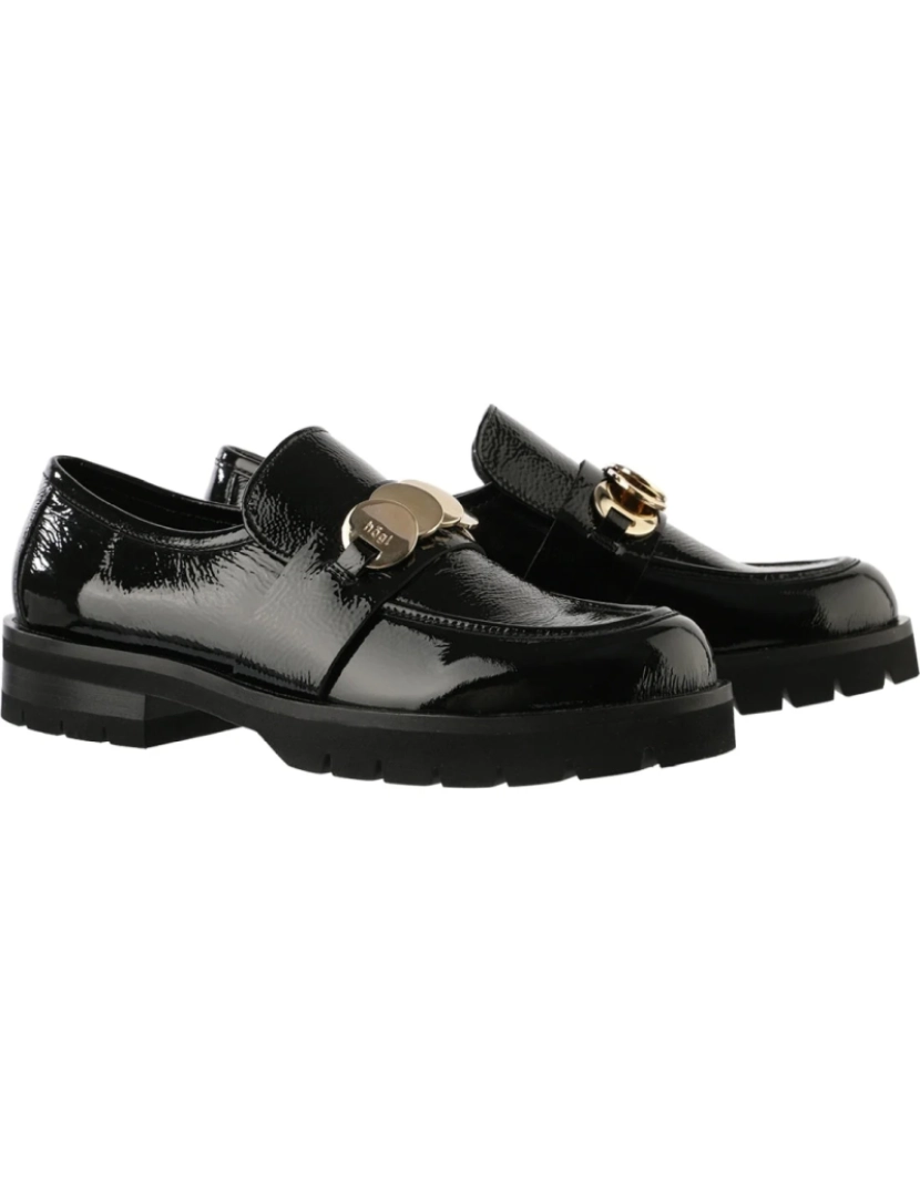 imagem de Hogl Black Loafers sapatos femininos2