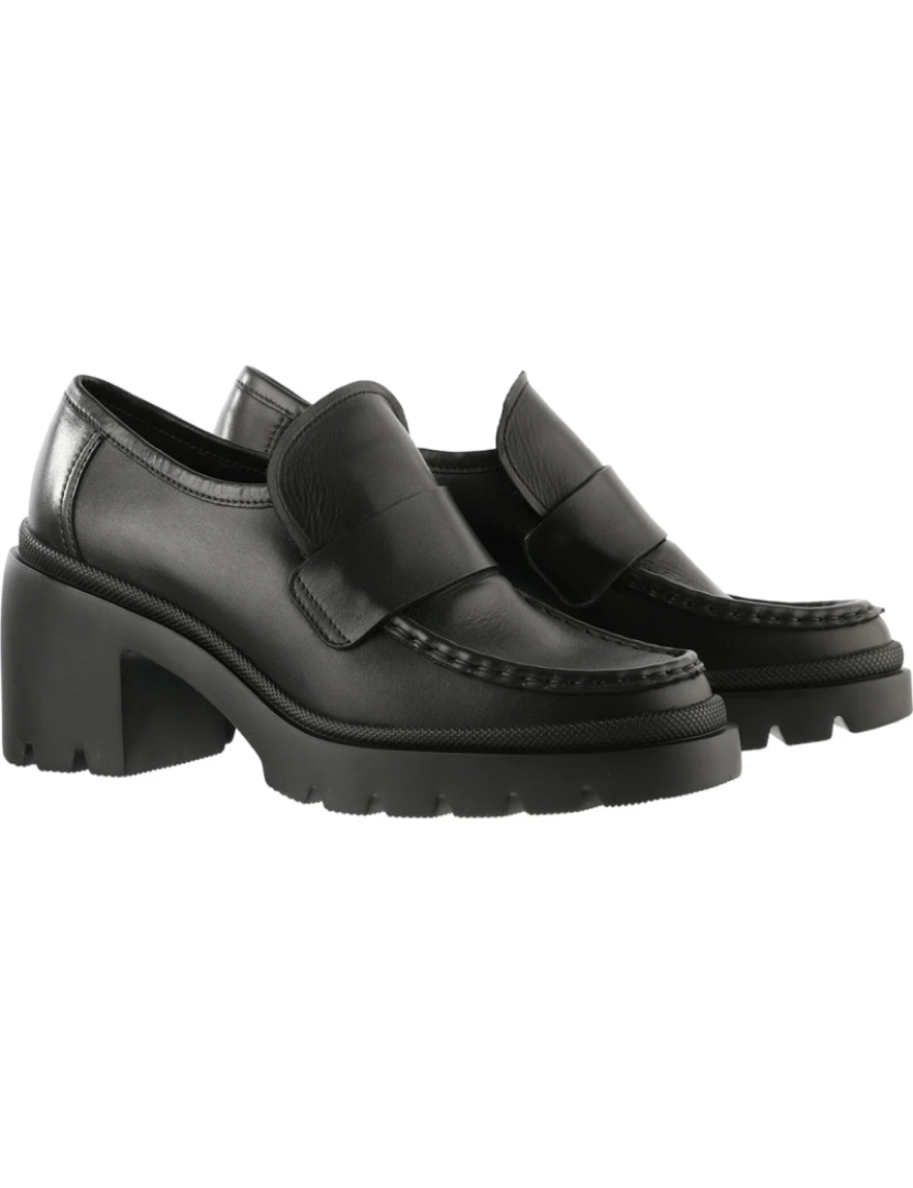 imagem de Hogl Black Loafers sapatos femininos2