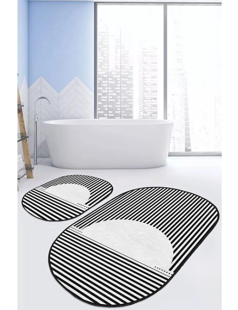 Mila Home - Conjunto de dois tapetes de banho BPS608