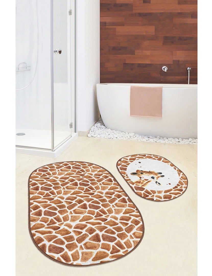 Mila Home - Conjunto de dois tapetes de banho BPS584