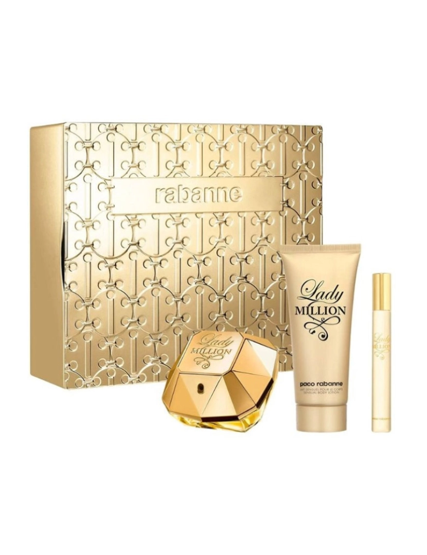 Paco Rabanne - PR LADY MILLION SET (EP 80 vp + BODY LOTION 100 ml + EP 10 vp)