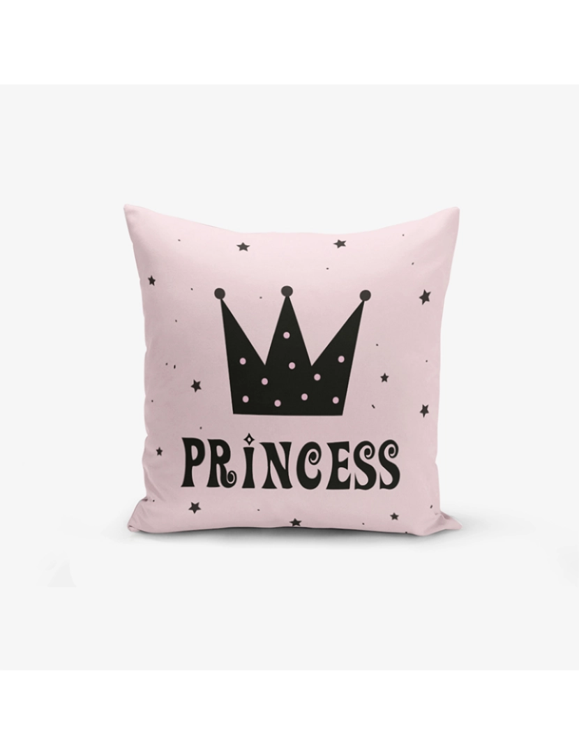 Mila Home - Fronha Princesa Fundo Rosa