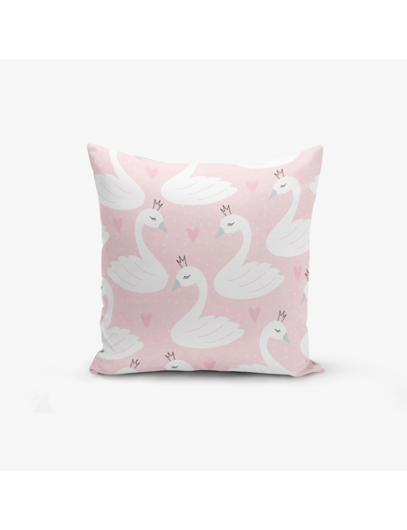 Mila Home - Fronha Rosa Puan Animal Tema