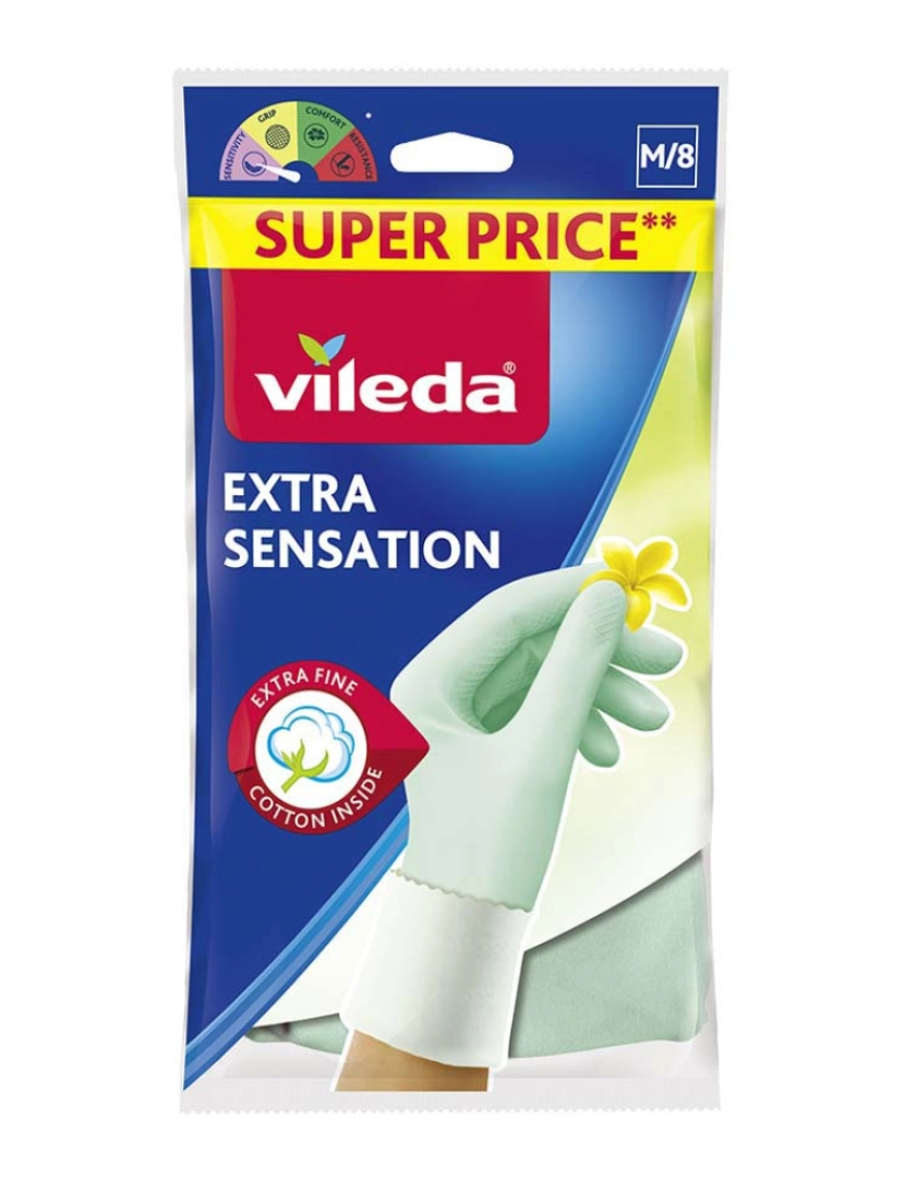 Vileda -  LUVAS DURÁVEIS EXTRA SENSATION M/G