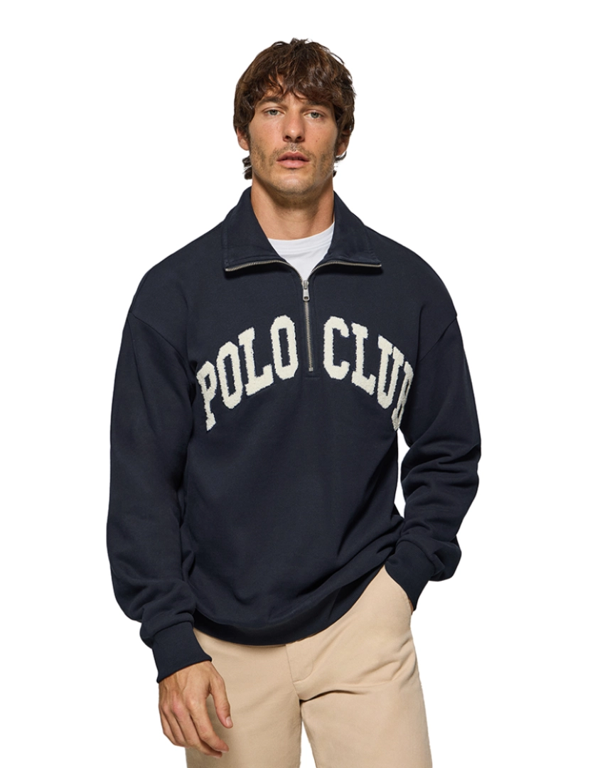 Polo Club - Sweatshirt de Homem Marinho