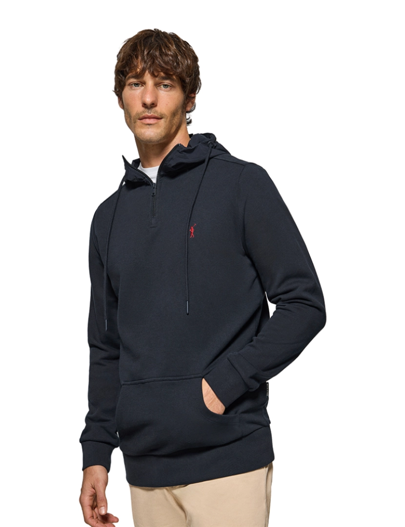 Polo Club - Hoodie de Homem Marinho