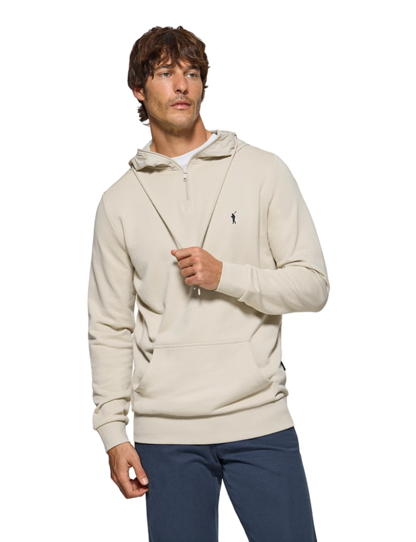 Polo Club - Hoodie de Homem Bege