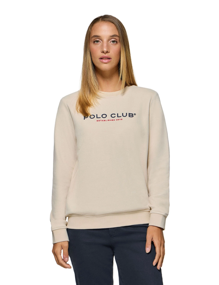 Polo Club - Sweatshirt de Mulher Bege