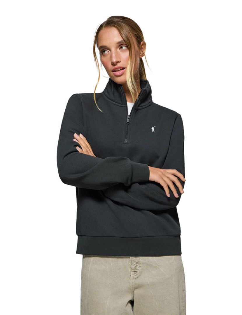 Polo Club - Sweatshirt de Mulher Preto