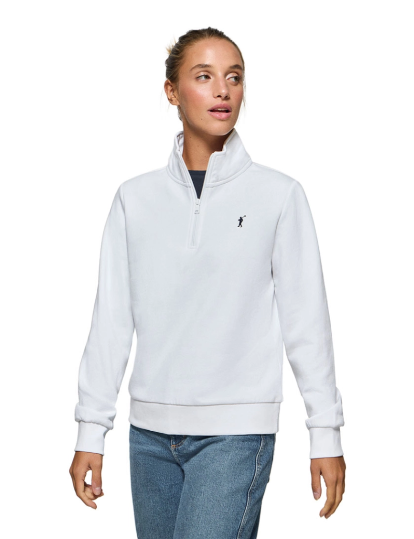 Polo Club - Sweatshirt de Mulher Branco