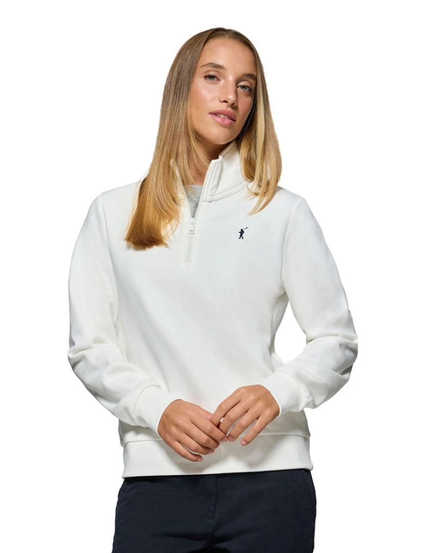 Polo Club - Sweatshirt de Mulher ECRU