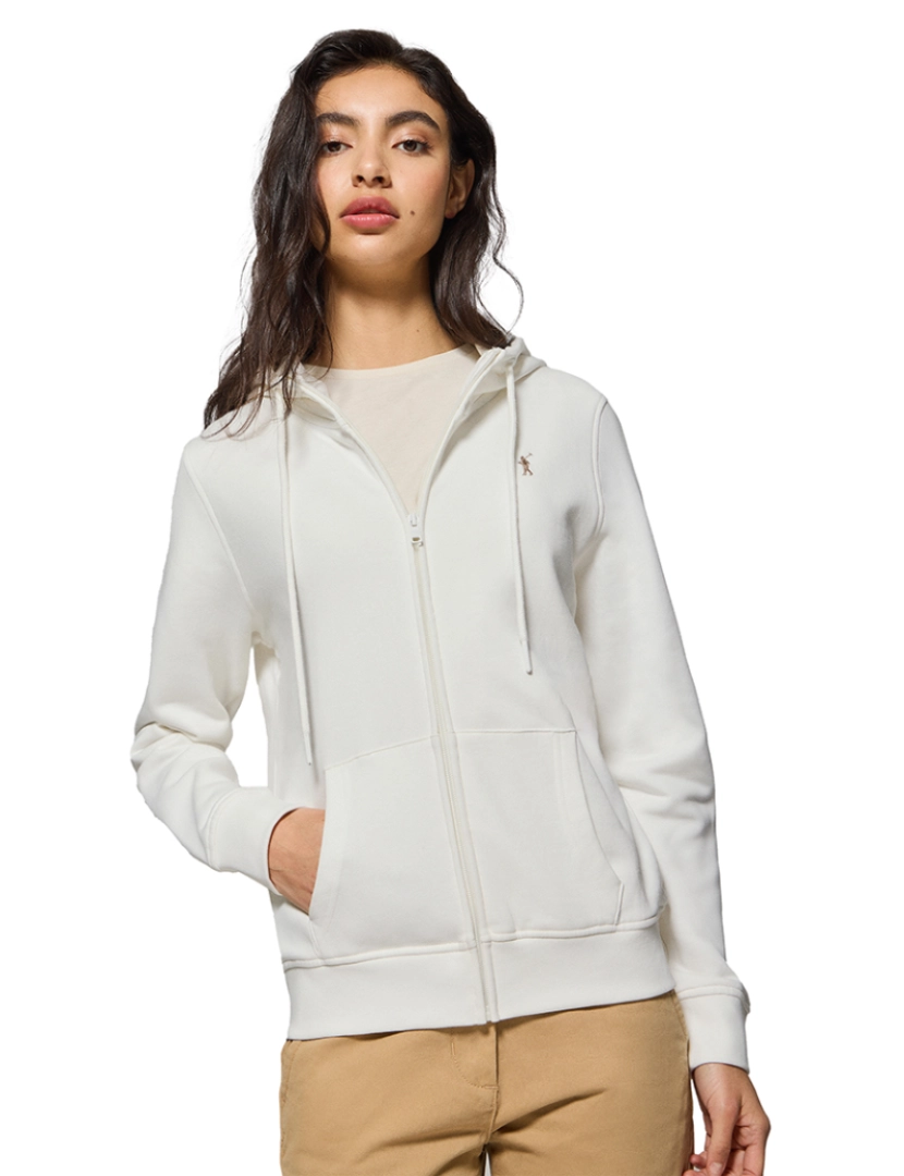 Polo Club - Sweatshirt de Mulher ECRU