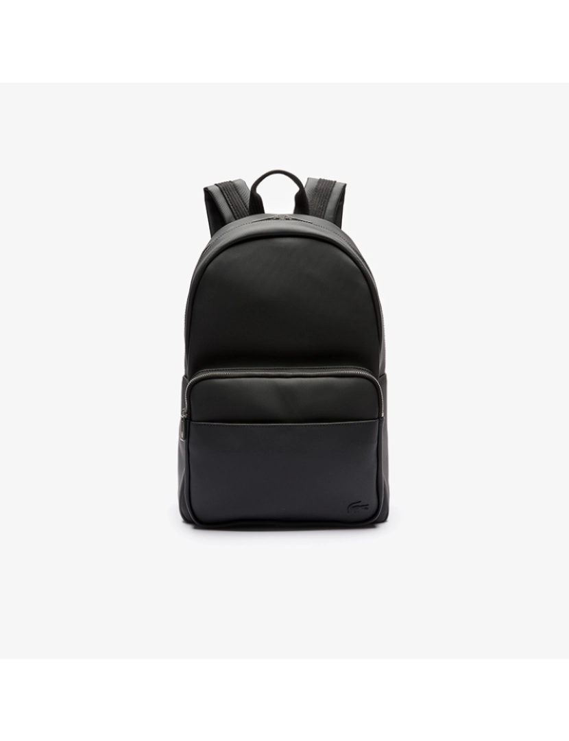 imagem de Mochila Clássica Para Homem Em Petit Piqué Preto2