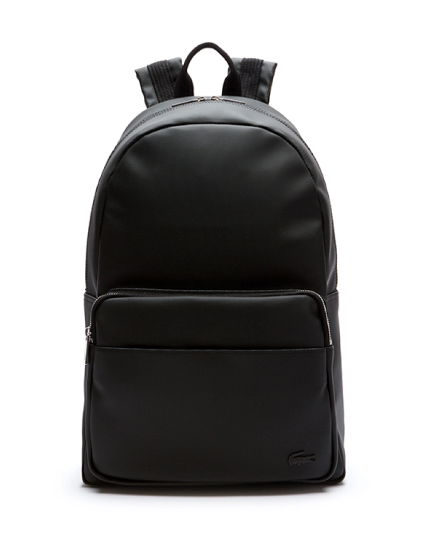 imagem de Mochila Clássica Para Homem Em Petit Piqué Preto5