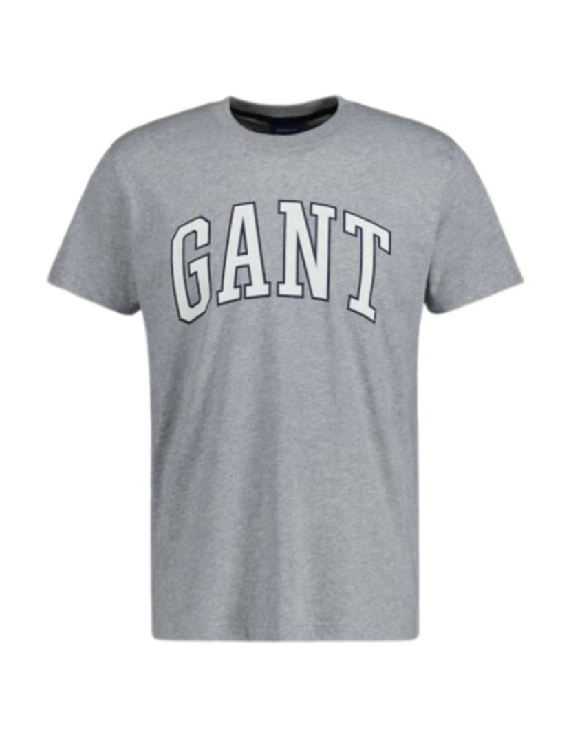 Gant - T-Shirt Homem Cinza 6XL