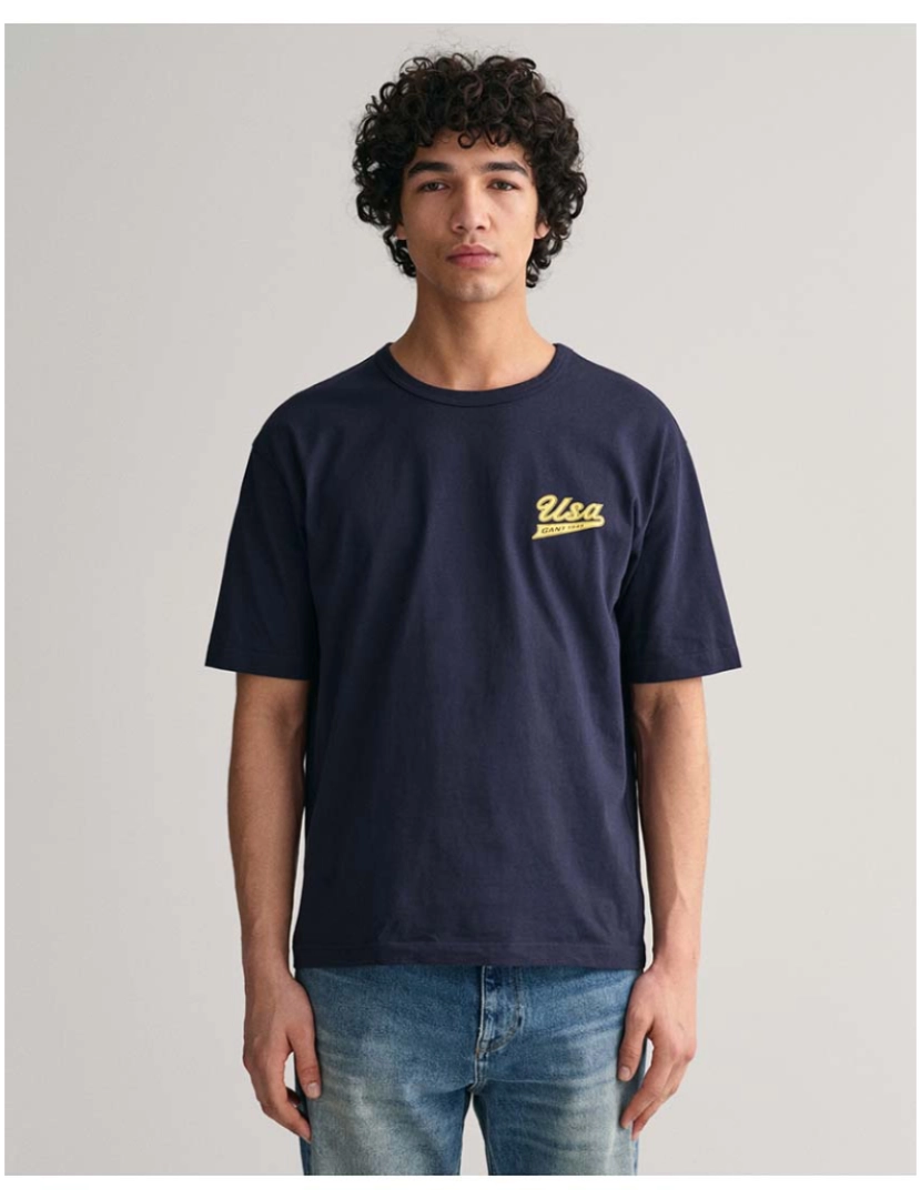 imagem de T-Shirt Homem Azul XXXL2