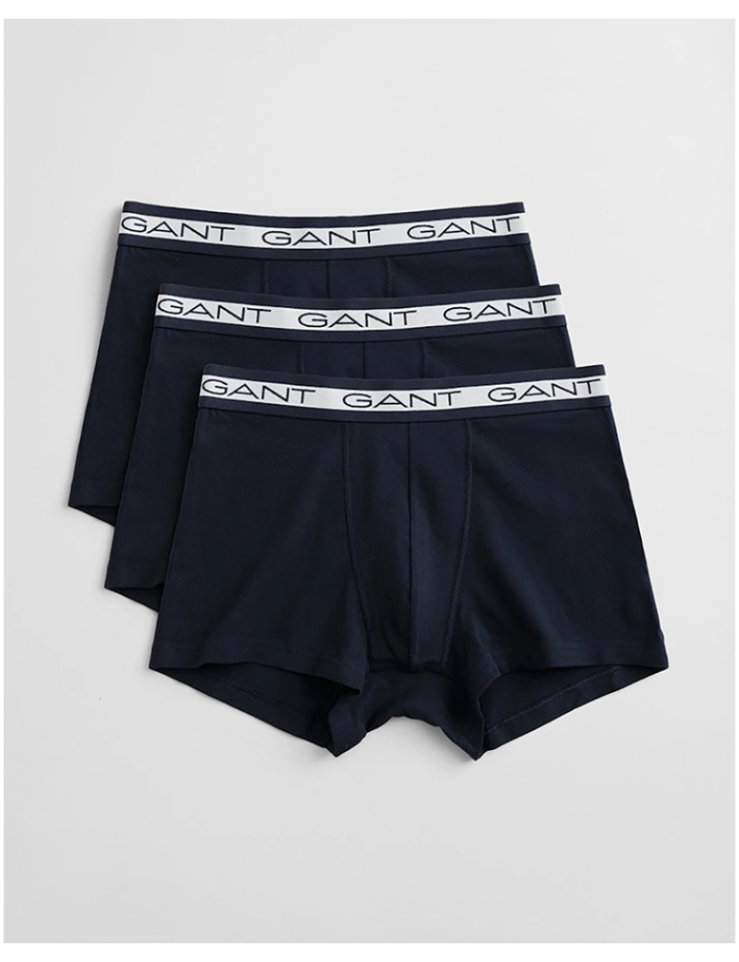 Gant - Pack 3 Boxers De Homem Azul Marinho