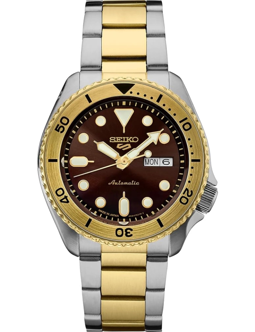 Seiko - Relógio de Homem Prateado e Dourado